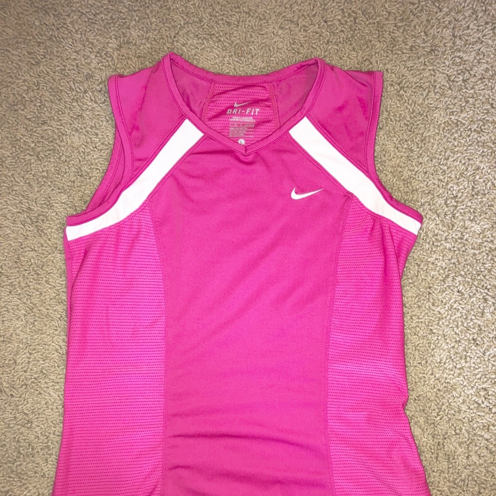 Nike Dri-Fit Hot Pink Tank Childs L